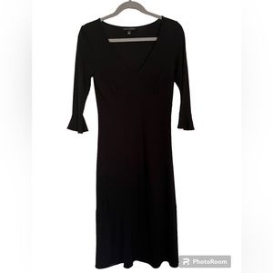 Holiday, Banana Republic, black, midi dress, like new.